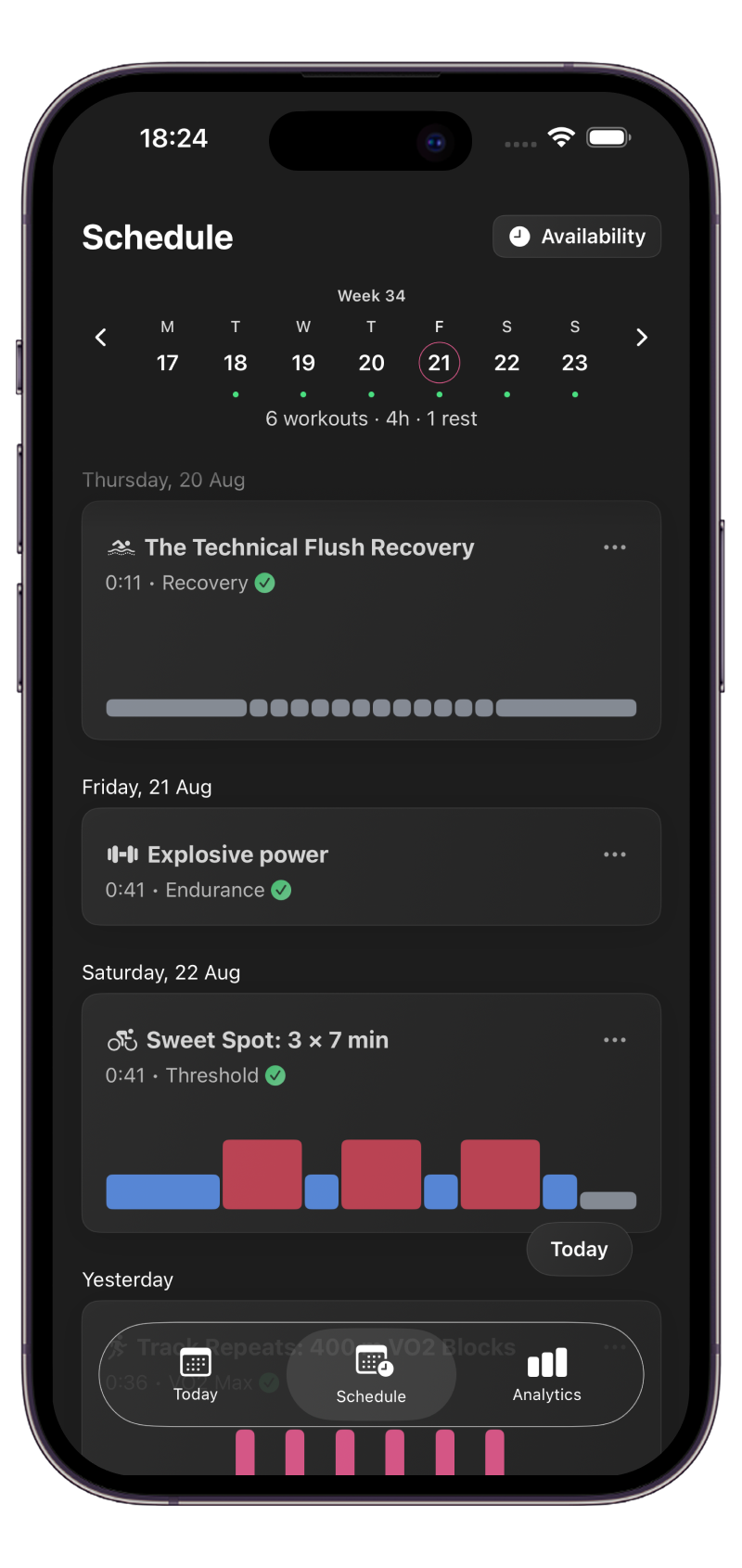 Weekly Schedule